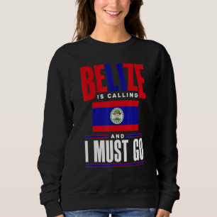 Moletom Belize Belizenho Bandeira de Belize Belize Está Ch