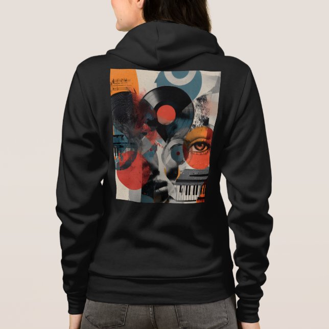 Moletom Bella+Canvas Full-Zip Hoodie (Verso)