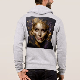 Moletom Bella+Canvas-Zip - Abstrato 25 Hoodie