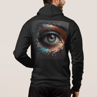 Moletom Bella+Canvas-Zip - Abstrato 26 Hoodie