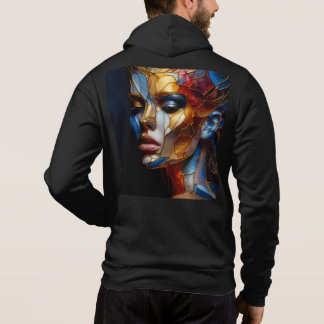 Moletom Bella+Canvas-Zip - Abstrato 31 Hoodie
