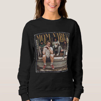 Moletom Bellelement Vintage anos 90 Mama Vibes Thug Life M