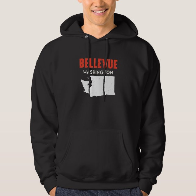 Moletom Bellevue Washington USA State America Travel Washi (Frente)