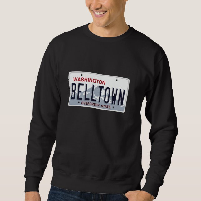 Moletom Belltown Seattle Estado de Washington, cidade nata (Frente)