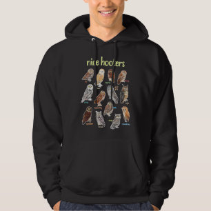Moletom Belo Hooters Owl Pun Engraçado Adulto Piada Birdwa