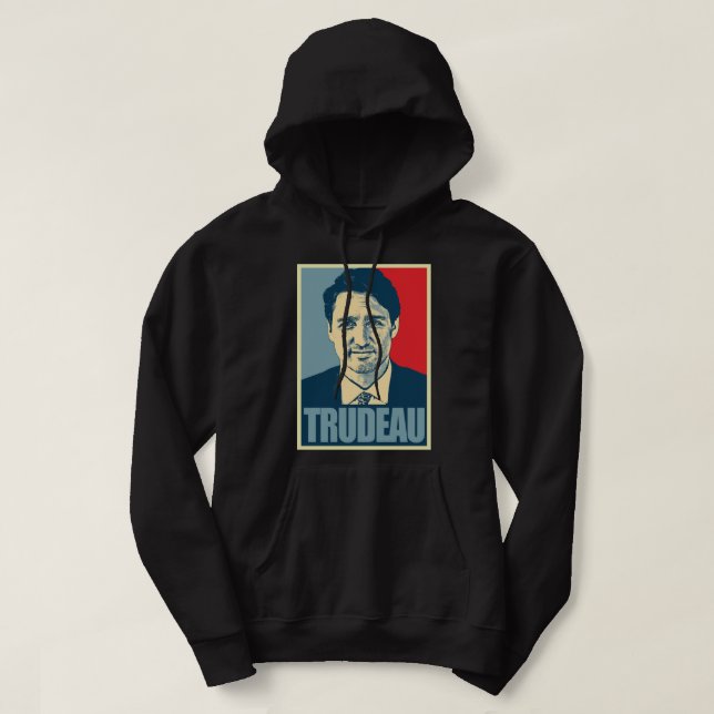 Moletom Belo Modelo Justin Políticos Trudeau Oferece M (Frente do Design)