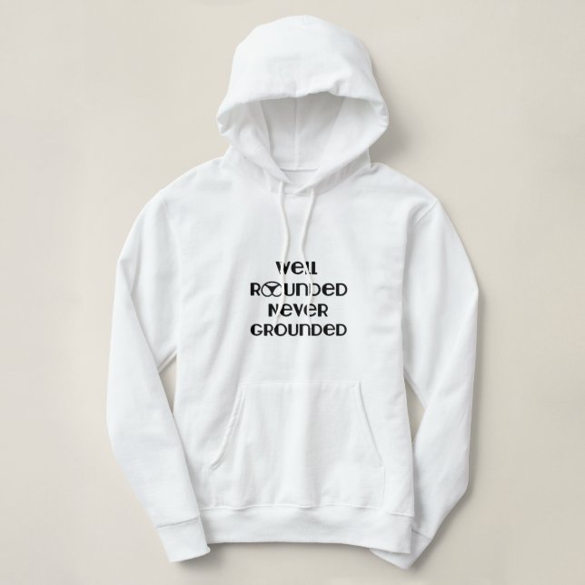 Moletom Bem Arredondado Nunca Arranjado Hoodie (Frente do Design)
