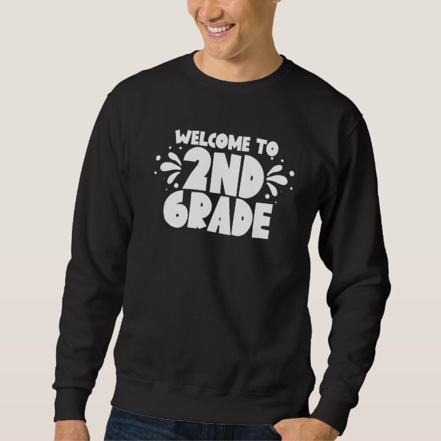 Moletom Bem-Vindo Ao segundo Do Professor De Grau Escolar  (Frente)