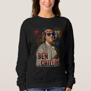 Moletom Ben Chillin' Stoner Ben Franklin 4 De Julho Firew