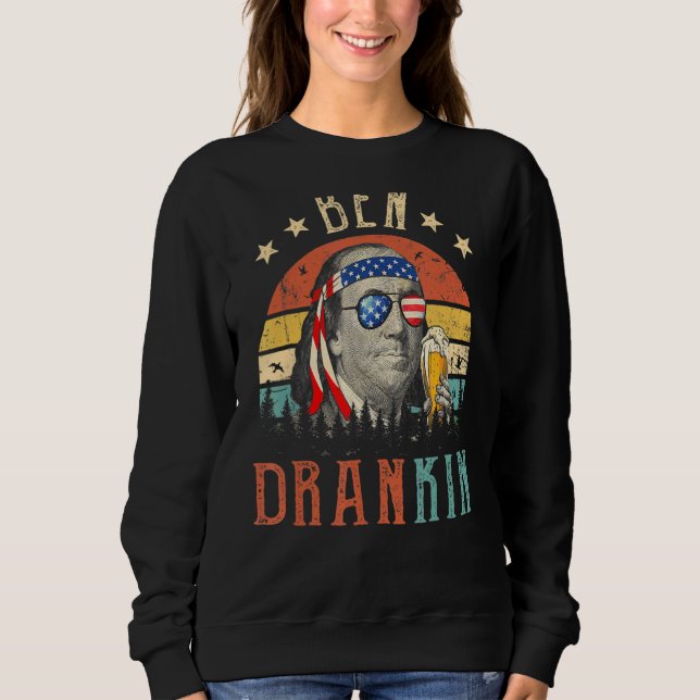Moletom Ben Drankin 4 De Julho Benjamin Franklin Men Amer (Frente)