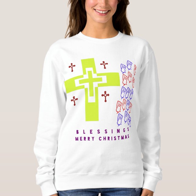 Moletom bênçãos de Deus (Frente)