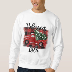 Moletom Bendê Lala Red Truck Natal vintage Tree