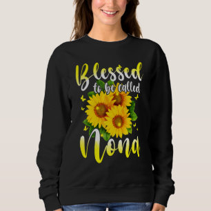 Moletom Bendita por ser chamada Nona Sunflower