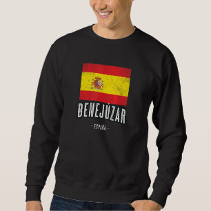Moletom Benejzar Espanha Es Sinalizador Bandera Da Cidade