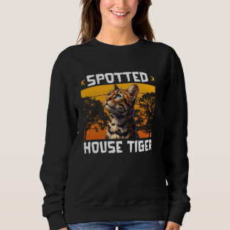 Moletom Bengala Cat SPOTTED HOUGER Funny Bengal Cat Da
