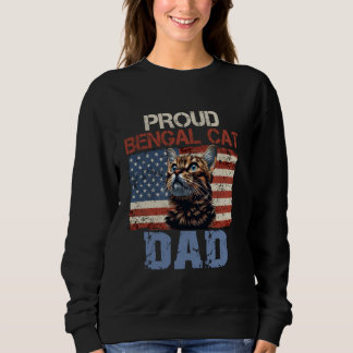 Moletom Bengala Cats PROUD BENGAL GATOS PAI EUA Homens