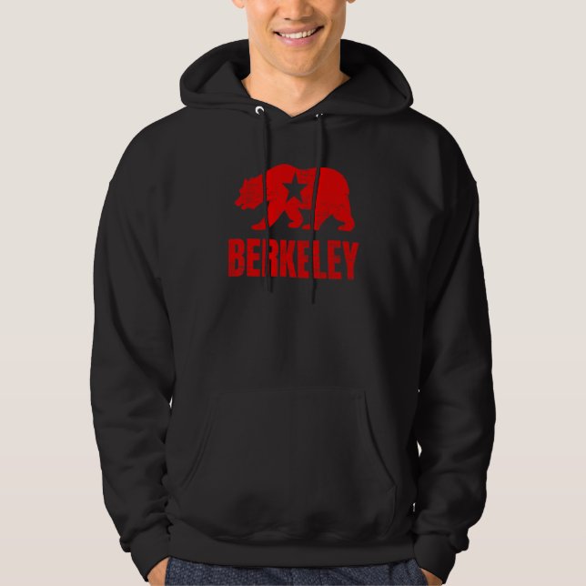 Moletom Berkeley República Califórnia Urso Envelhecido Vin (Frente)