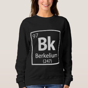 Moletom Berkelium - Mesa periódica da ciência de Berkeley