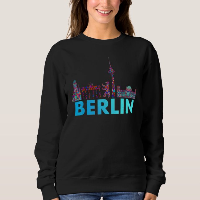 Moletom Berlim  Berlim Urso  Eu Amo Berlim 1 (Frente)