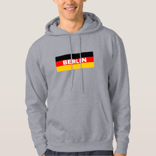 Moletom Berlim nas Cores da Bandeira Alemã