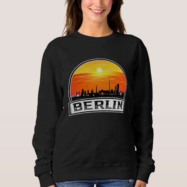 Moletom Berlin Germany Sunset Skyline (Frente)