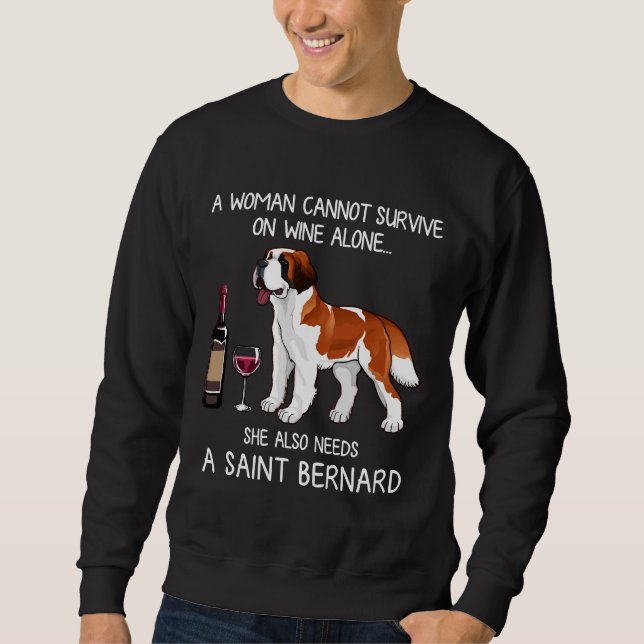 Moletom Bernardo E Cão De Vinho (Frente)