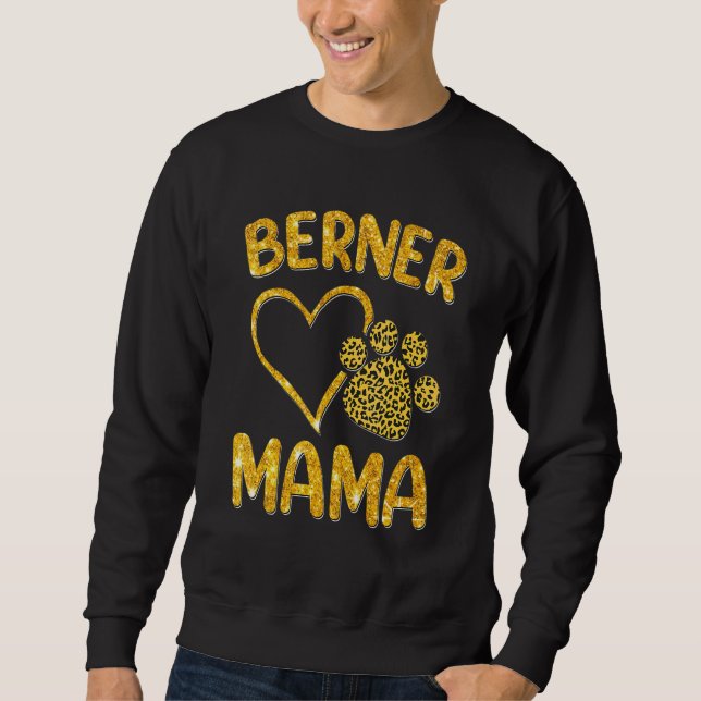 Moletom Berner Mama Bernese Mountain Dog Apresenta Mãe Mam (Frente)