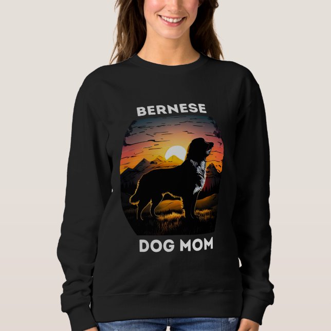 Moletom Bernese e a Ascensão Sun para a mãe do cão Bernês (Frente)