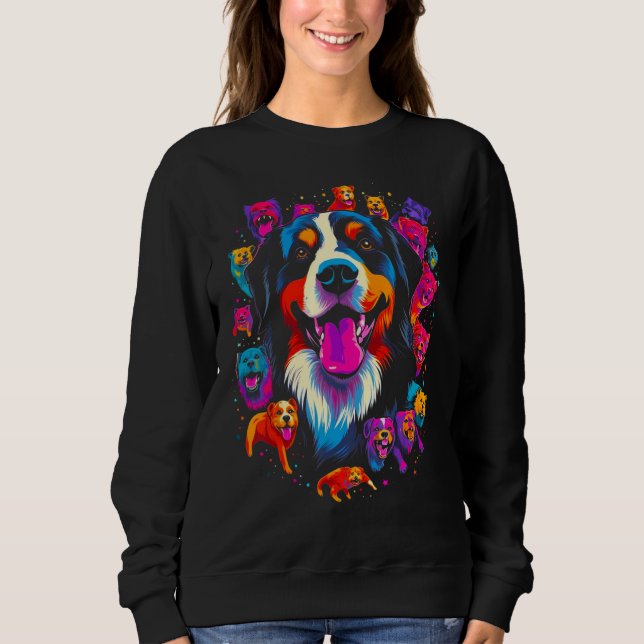Moletom Bernese Mountain Dog Family (Frente)