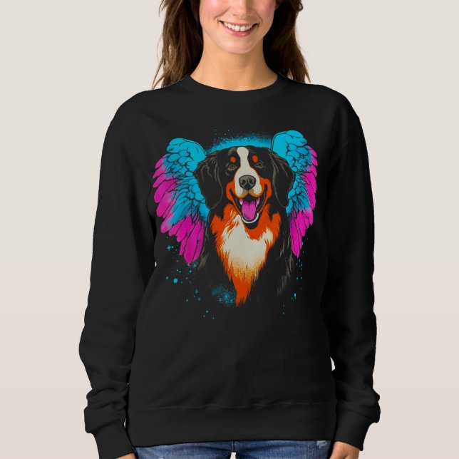 Moletom Bernese Mountain Dog Heaven (Frente)