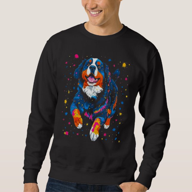 Moletom Bernese Mountain Dog in Space (Frente)