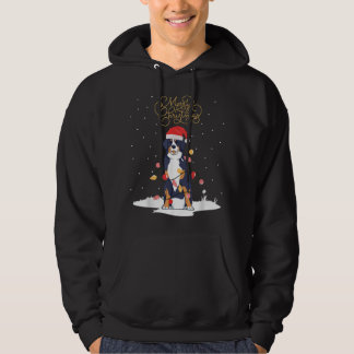 Moletom Bernese Mountain Dog Merry Christmas Berner Xmas C