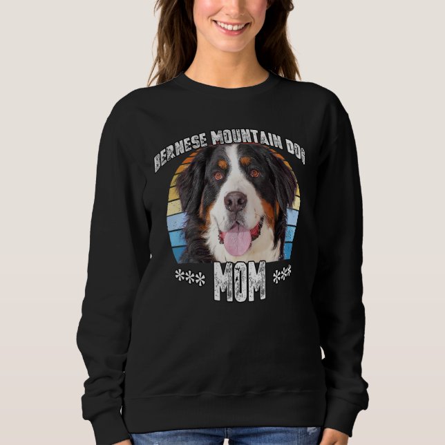 Moletom Bernese Mountain Dog Mom Mama Mothers Day (Frente)