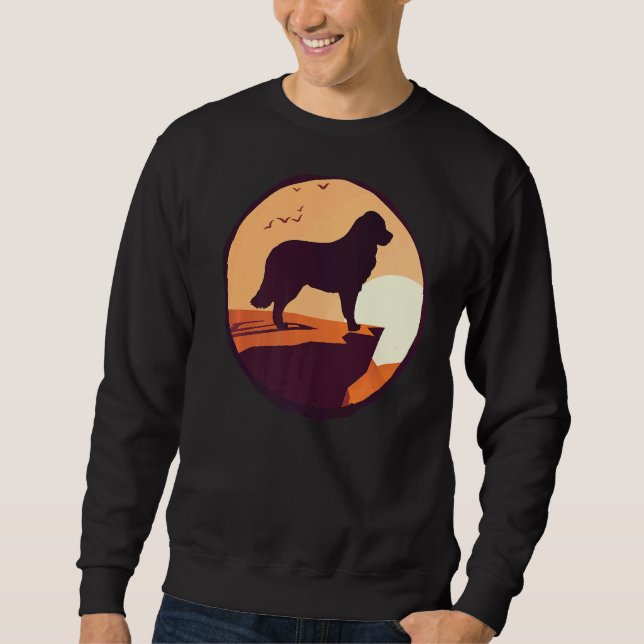 Moletom Bernese Mountain Dog Retro 3 (Frente)