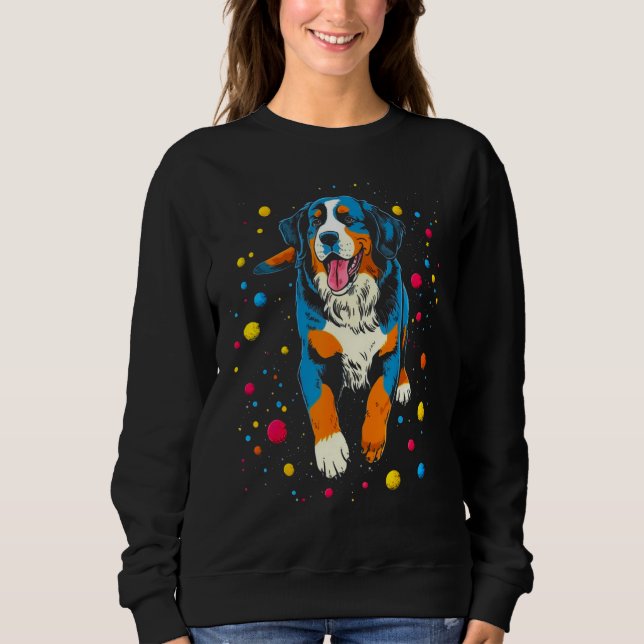 Moletom Bernese Mountain Dog Space Science Cosmos (Frente)