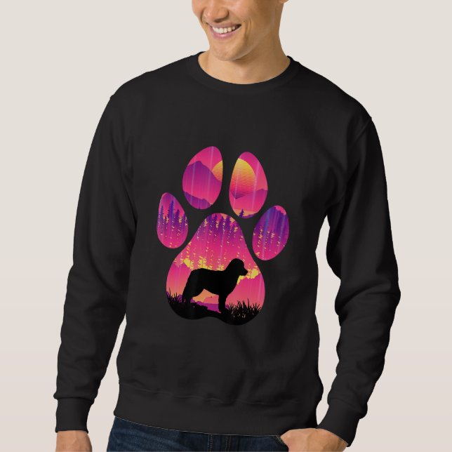 Moletom Bernese Mountain Paw Mom Dad Dog  Women Men (Frente)