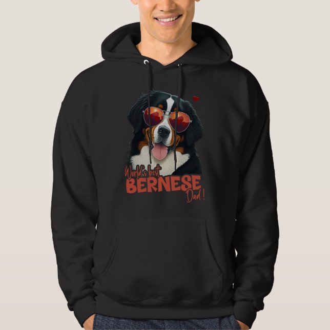 Moletom Bernesemountaindog With Heartdecoration Best Berne (Frente)