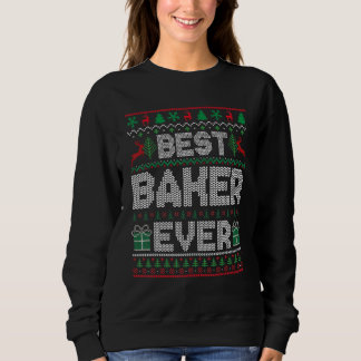 Moletom Best Baker Ever Christmas Pajamas Matching Ugly Xm