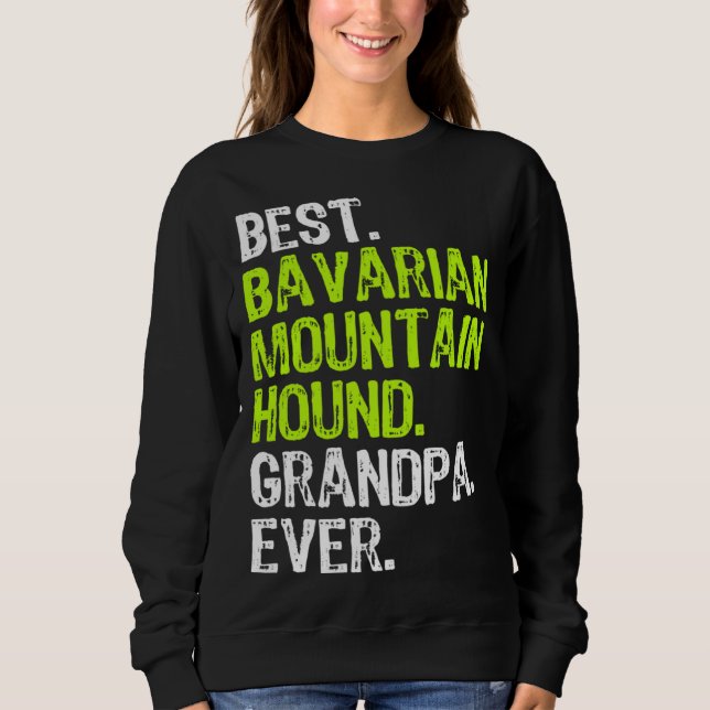 Moletom Best Bavarian Mountain Hound Grandpa Ever Dog (Frente)