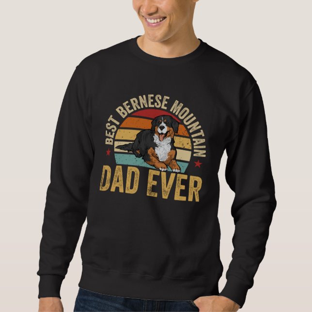 Moletom Best Bernese Mountain Dad Ever Dog Dad (Frente)