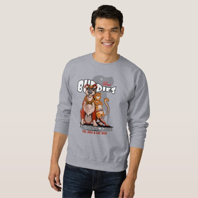 Moletom Best Buddy (Light mode) | Men's (Frente Completa)