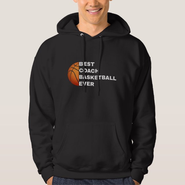 Moletom Best Coach Basketball Ever (Frente)