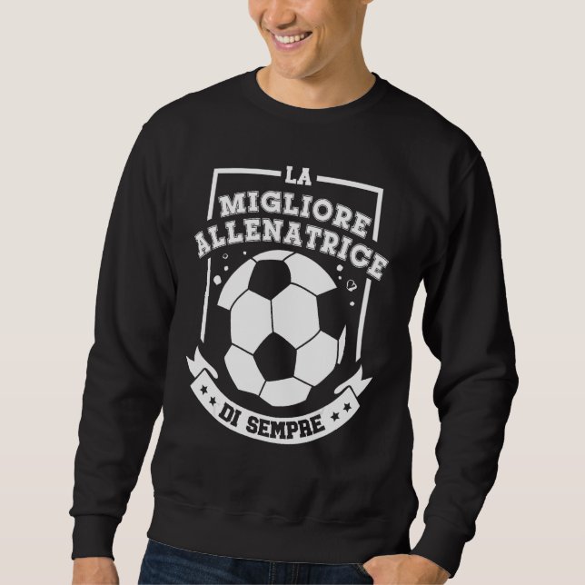 Moletom Best Coach Ever  Soccer Woman (Frente)