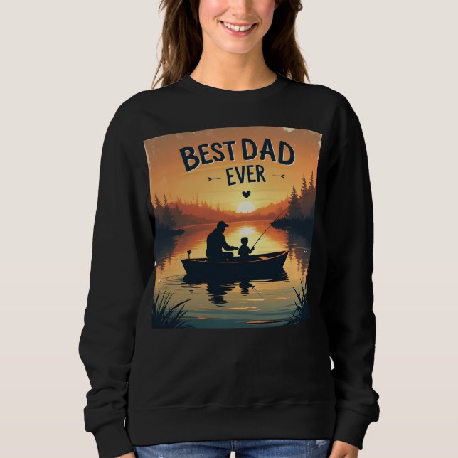 Moletom Best dad ever (Frente)