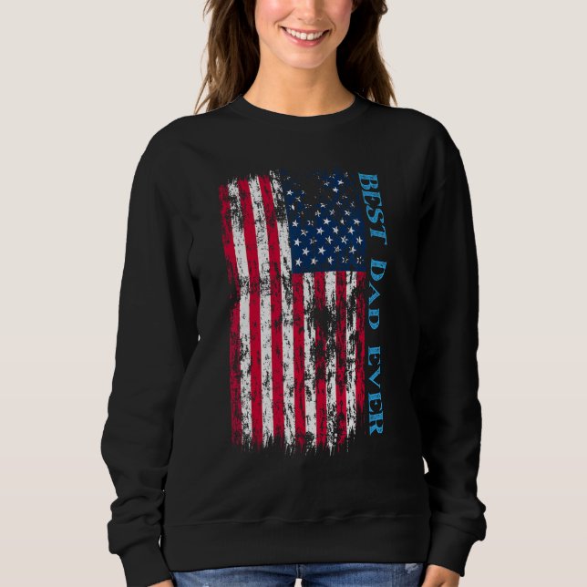 Moletom Best dad ever Father s day (Frente)