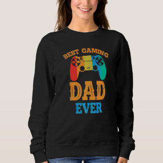 Moletom Best Gaming Dad Ever Dad Design Cute Father Quote