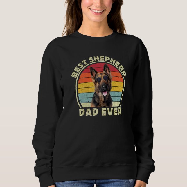 Moletom Best German Shepherd Dad For Men Shepherd GSP Dad  (Frente)