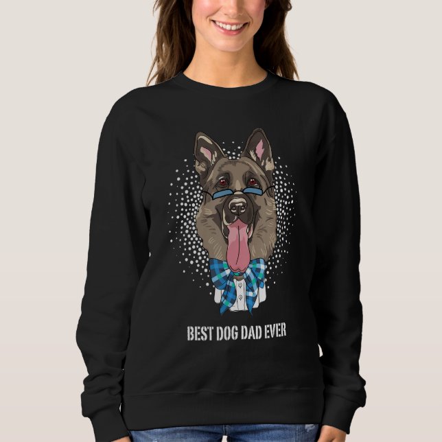Moletom Best German Shepherd Dog Dad for Dog Dad Ever Dog (Frente)