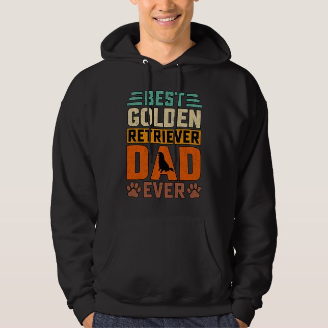 Moletom Best Golden Retriever Dad ever Dog  Saying (Frente)