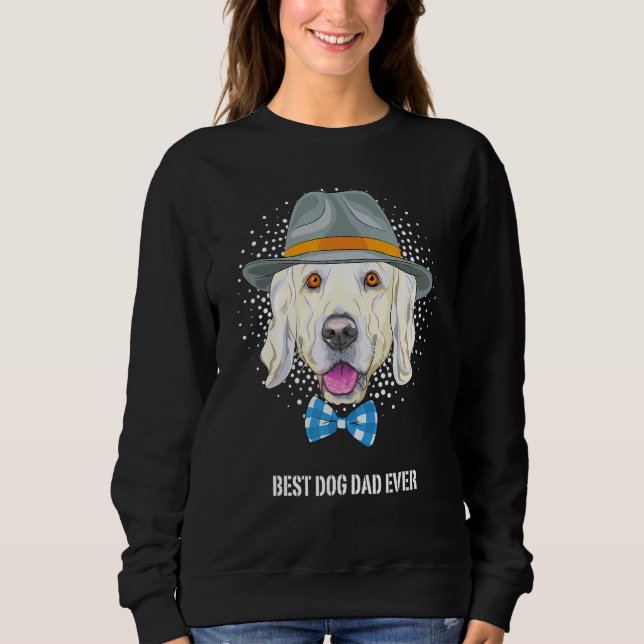 Moletom Best Golden Retriever Dog Dad for Dog Dad Ever Dog (Frente)